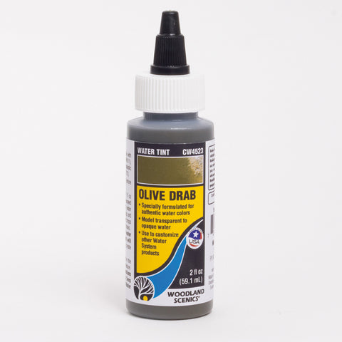 Woodland Scenics CW4523 Water Tint Olive Drab (59.1ml)
