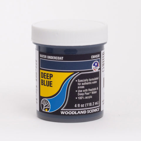 Woodland Scenics CW4530 Water Undercoat Deep Blue (118.2ml)