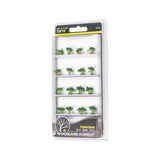 Woodland Scenics FS778 Peel 'n' Place Dark Green Prairie Grass Tufts (Pk 20)