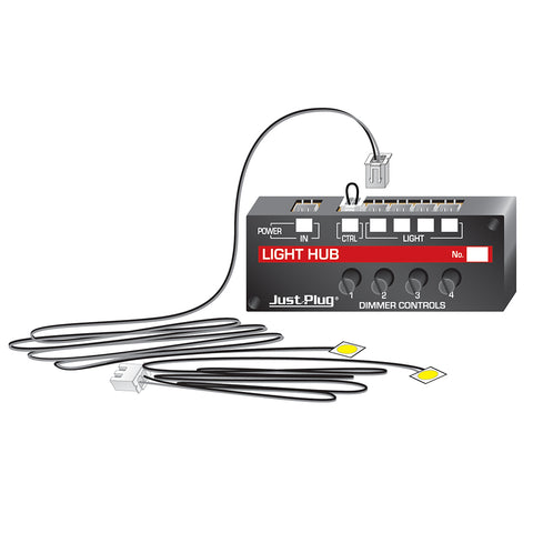 Woodland Scenics JP5700 Just Plug Lights & Hub Set