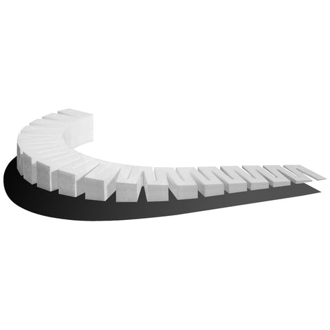 Woodland Scenics ST1413 4% x 2' Incline Starter 1" Elevation (x4/Set)