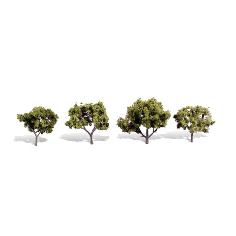 Woodland Scenics TR3503 2" to 3" Early Light Trees (Pk 4)