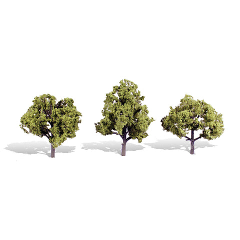 Woodland Scenics TR3509 4" to 5" Early Light Trees (Pk 3)