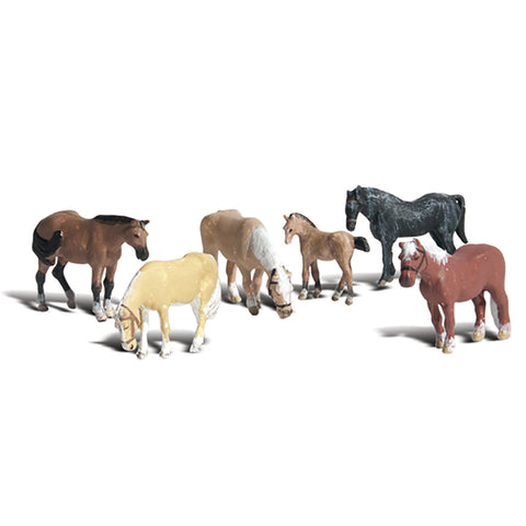 Woodland Scenics A1862 HO/OO Gauge Farm Horses
