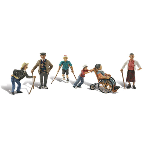 Woodland Scenics A1946 HO/OO Gauge Physically Challenged Figures