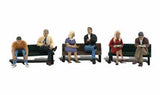 Woodland Scenics A1924 HO/OO Gauge People on Benches