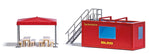 Busch 1618 HO/OO Gauge DLRG Diving Container Kit