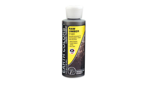 Woodland Scenics C1221 Raw Umber Earth Colours™ Liquid Pigment 4 fl. oz.
