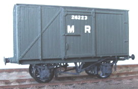 Cambrian C84 OO Gauge Midland Railway 10 Ton Wood Bodied Van (D664) Kit