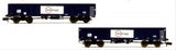 Dapol 2F-025-013 N Gauge MJA GBRF Bogie Box Van 502027 & 028