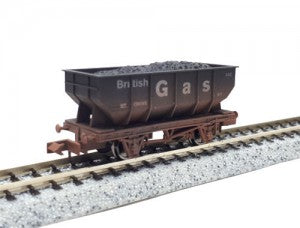 Dapol 2F-034-044 N Gauge British Gas 21t Hopper Wagon 145 Weathered