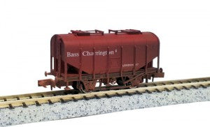Dapol 2F-036-032 N Gauge Bulk Grain Hopper Wagon Bass Charrington 37 Weathered