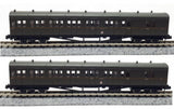 Dapol 2P-003-008 N Gauge GWR Twin Cities B Set Coach Pack 6453/6454