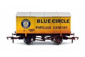 Dapol 4F-013-123 OO Gauge Gunpowder Van Blue Circle 165 Weathered