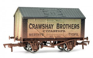 Dapol 4F-017-010 OO Gauge Lime Wagon Crawshay Brothers Weathered