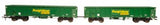 Dapol 4F-025-006 OO Gauge Freightliner MJA Bogie Box Wagons 502005/6