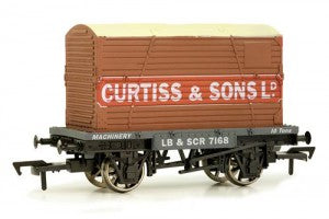 Dapol 4F-037-108 OO Gauge Conflat Wagon & Container Curtiss