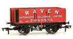Dapol 4F-071-104 OO Gauge 7 Plank Wagon Raven