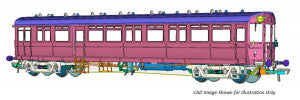 Dapol 4P-004-006D OO Gauge GWR Autocoach W36 BR Crimson (DCC-Fitted)