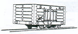 Dundas Models DM7 OO-9 Gauge Snailbench Dist. Rlys Coal Wagon Kit