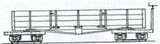 Dundas Models DM30 OO-9 Gauge WW1 Dep Mod Class E Drop Door Bogie Open Wagon Kit