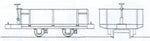 Dundas Models DM31 OO-9 Gauge Ffestiniog 4 Whl Hudson Steel Body Open Wagon Kit
