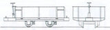 Dundas Models DM31 OO-9 Gauge Ffestiniog 4 Whl Hudson Steel Body Open Wagon Kit
