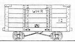 Dundas Models DM51 OO-9 Gauge Welsh Highland Rly 4 Ton Mineral Wagon Kit