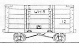 Dundas Models DM51 OO-9 Gauge Welsh Highland Rly 4 Ton Mineral Wagon Kit