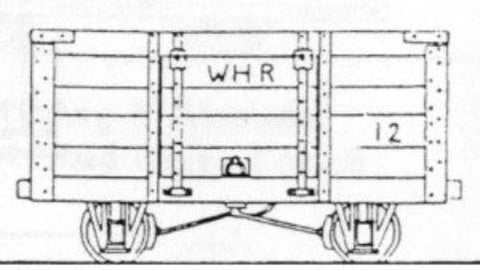 Dundas Models DM51 OO-9 Gauge Welsh Highland Rly 4 Ton Mineral Wagon Kit