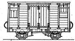 Dundas Models DM71 OO-9 Gauge Tralee & Dingle Railway Covered Cattle & Goods Van (9mm Gauge) Kit