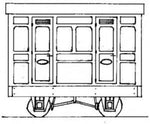 Dundas Models DM76 OO-9 Gauge Freelance Panelled 4 Wheel 1st Class 2 Kit