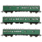 EFE Rail E86013 OO Gauge LSWR Cross Country 3-Coach Pack SR Malachite Green