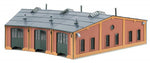 Faller 120281 HO/OO Gauge Roundhouse Engine Shed (12 Degree) Kit