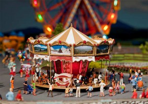 Faller 140316 HO/OO Gauge Childrens Merry-go-round Kit