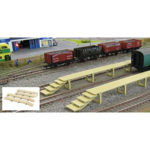 Gaugemaster GM407 OO Gauge Fordhampton Carriage Platforms Plastic Kit