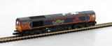 Gaugemaster GM2210103 N Gauge Class 66 Pride of GB Railfreight