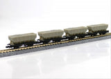 Gaugemaster GM2410201 N Gauge 21 Hopper Plain Grey Wagon Set (4)