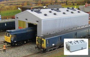 Gaugemaster GM406 OO Gauge Fordhampton Locomotive Depot Plastic Kit