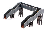 Gaugemaster GMKD38 N Gauge Steel Footbridge Plastic Kit