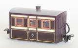 Peco GR-555 OO-9 Gauge FR 4 Wheel 3rd Class Bug Box Coach