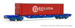 Electrotren HE6045 HO Gauge Transfesa MMC3 4 Axle Boluda Container Wagon V