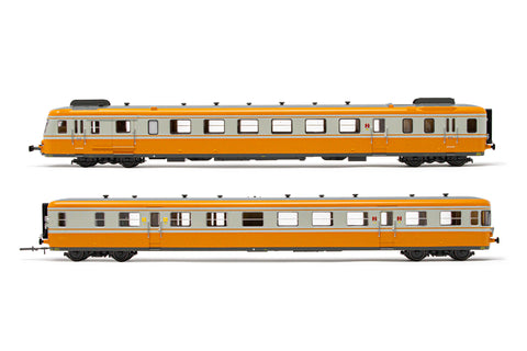Jouef HJ2388 HO Gauge SNCF X2700 Orange/Grey 2 Car DMU IV