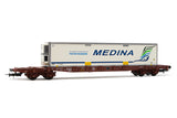 Jouef HJ6211 HO Gauge SNCF Medina S7 4 Axle Swapbody Wagon V