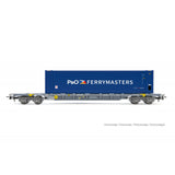 Jouef HJ6240 HO Gauge F-NOVA Sgss P&O Ferrymasters 45' Container Wagon VI