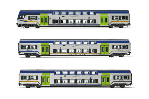Lima HL5056 HO Gauge FS Trenitalia Vivalto DPR Bi-Level Coach Set VI (3)