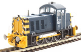 Heljan 2936 OO Gauge Class 07 012 BR Blue w/Wasp Stripes