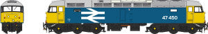Heljan 4721 OO Gauge Class 47 450 BR Large Logo Blue