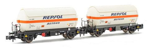 Arnold HN6474 N Gauge RENFE PR Repsol Butano Tank Wagon Set (2) V
