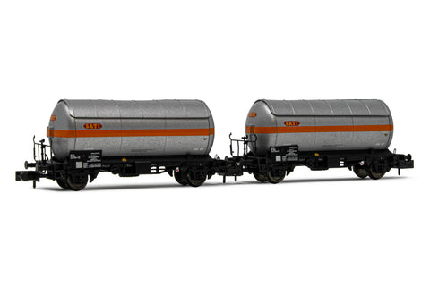 Arnold HN6479 N Gauge SNCF SATI/UCB Gas Tank Wagon Set (2) IV